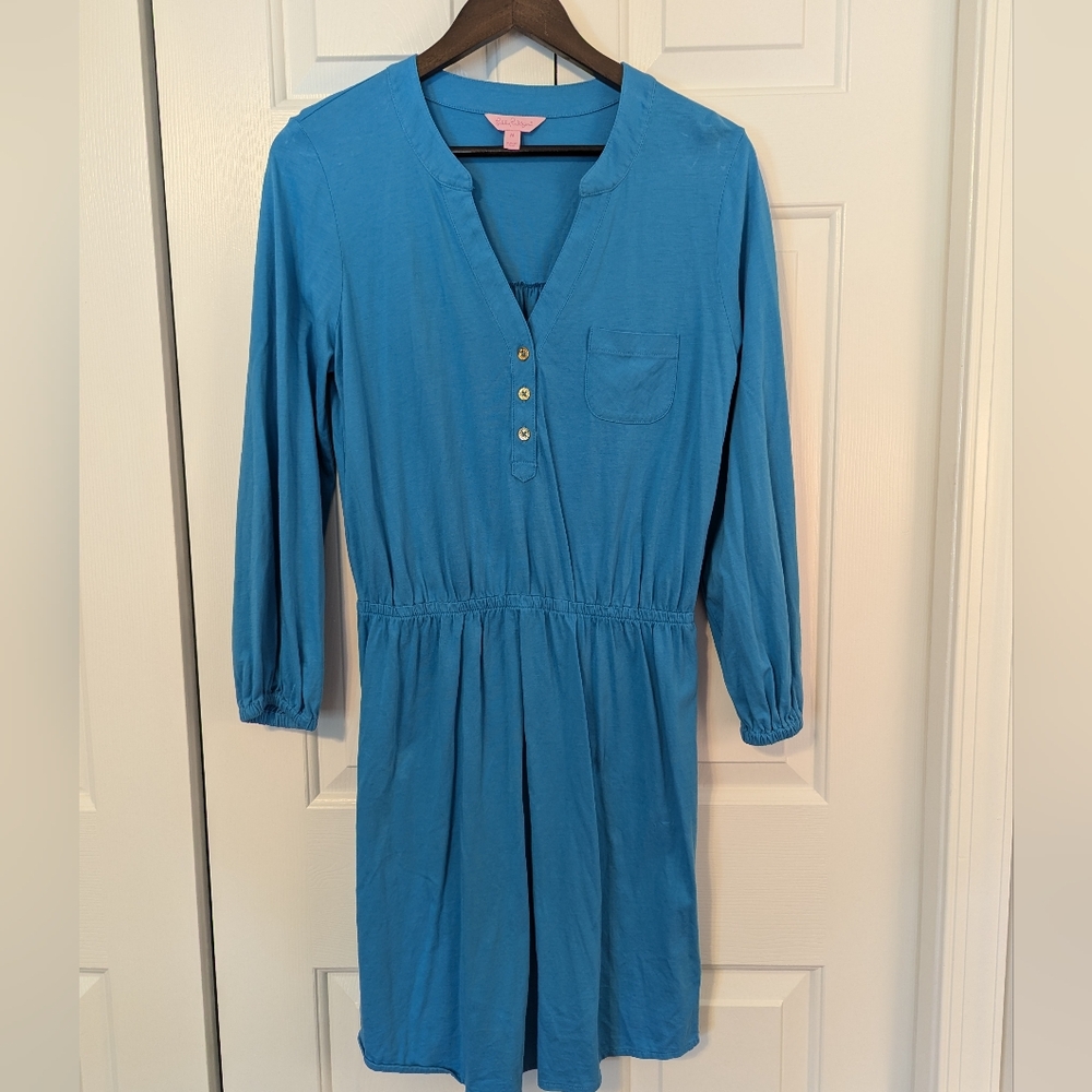 Lilly Pulitzer medium blue dress